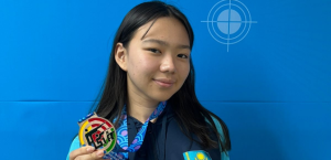 На чемпионате Азии по пневматическому оружию Ли Александра завоевала бронзовую медаль